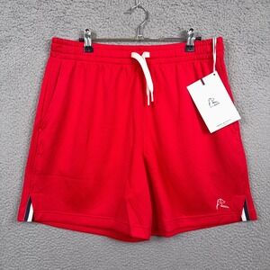 Rhoback Shorts Mens L Red Jam Mesh Short Athletic Workout Gym Running Everyday